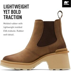 Sorel Hi-Line Chelsea Boots, 10 NWOT
